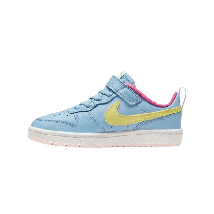 Tênis Infantil Nike Court Borough Low BPV Azul 27-33 |BQ5451-405