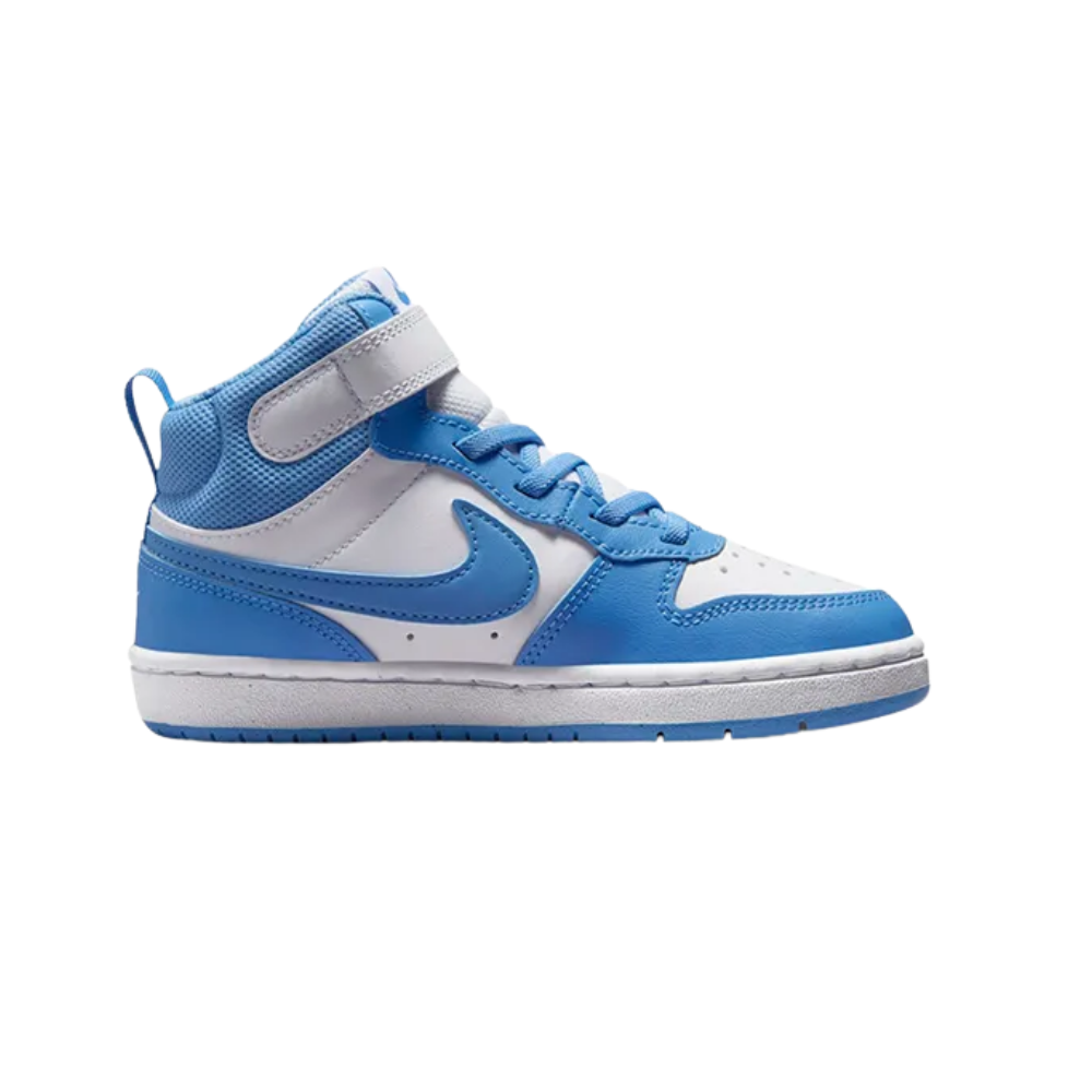Tenis Infantil Nike Court Borough Mid 2 Azul 27-33 CD7783-123