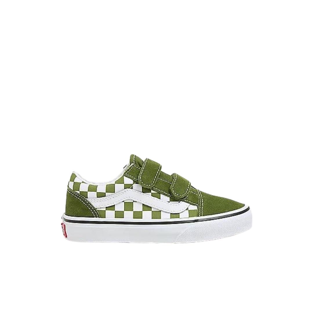 Tenis Infantil Vans Old Skool Hook Verde 26 33 VN000CYWCIB