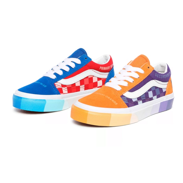 Tenis Infantil Vans x Moma Old Skool Color Wheel 26-32 |VN0A4BUU0K1