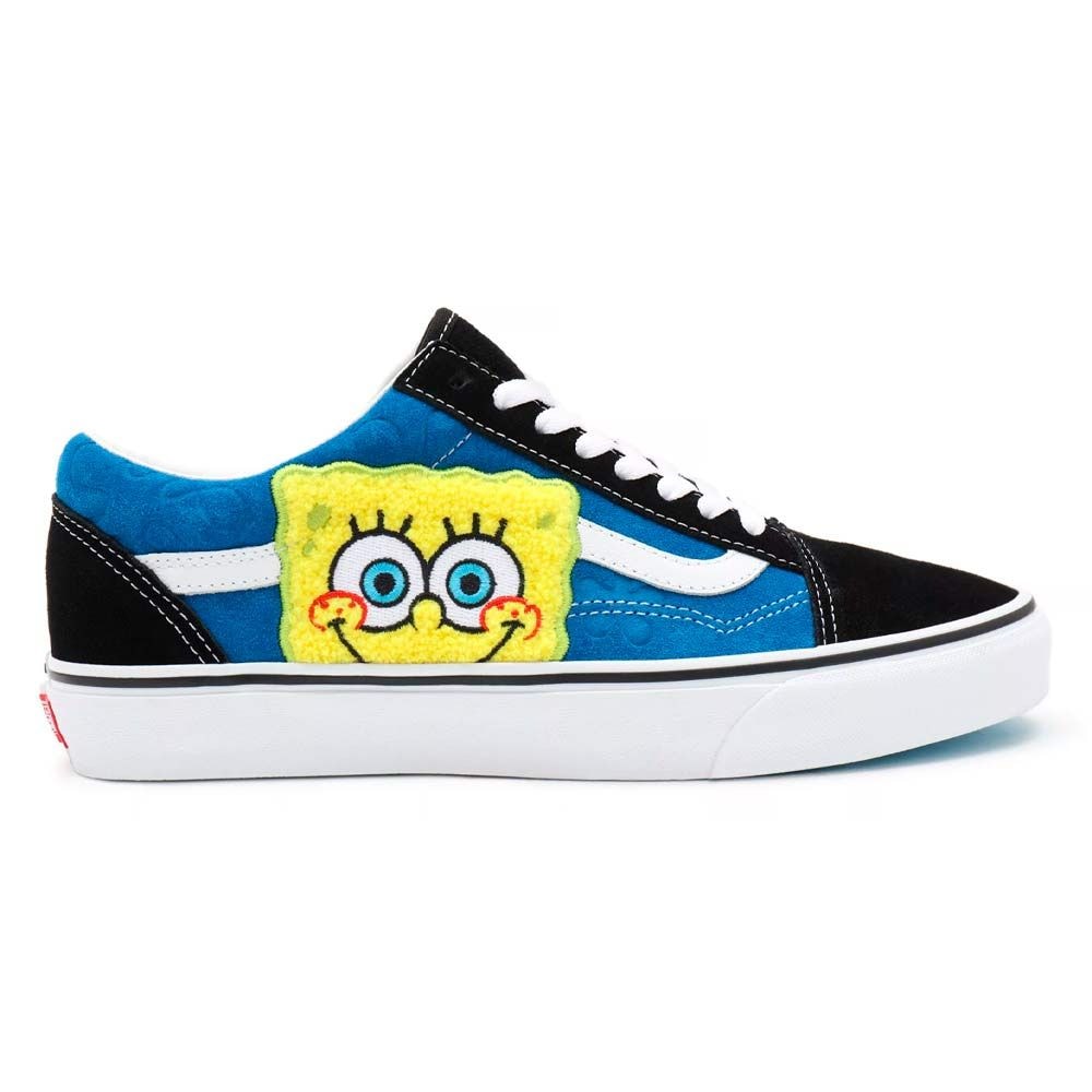 Vans Sk8 Hi Vans Bob Esponja Infantil Tênis Vans X Bob